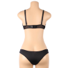 Subblime - Ensemble Deux Pièces De Soutien-Gorge Transparent Et Bandes S/M